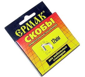 Скоба д/степлера мебельн. 648-036 12мм. (11,3*0,7мм.) 1000шт. Гала