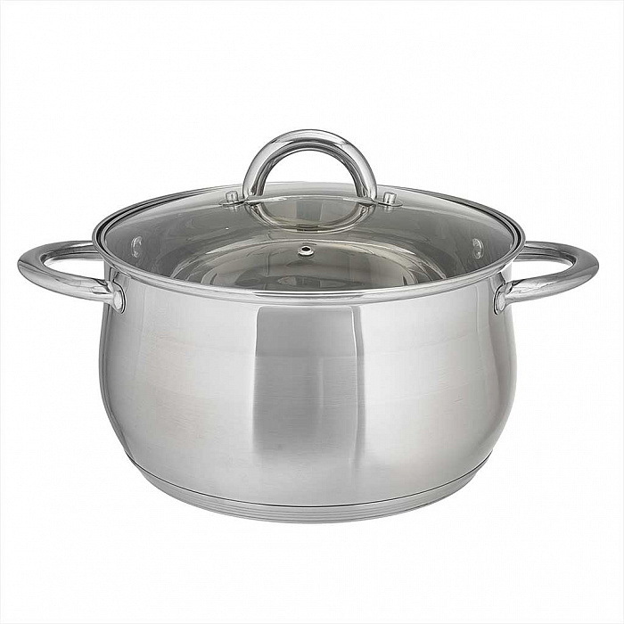 Кастрюля Webber BE-353/2 4,0л. стекл.крышка