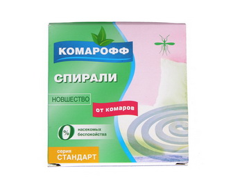 Спираль от комаров КОМАРОФФ/Длительно (10шт.) OF01040100 (Х)
