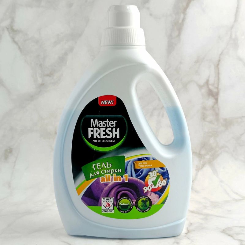 Гель д/стирки Master FRESH ALL IN 1  3.0л. 7182/7896 (Арвитекс)