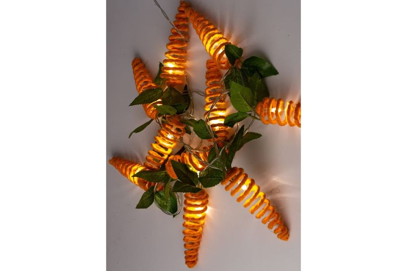 Гирлянда эл. "Морковки Спиральки" 10LED КОС GIR-B101 .