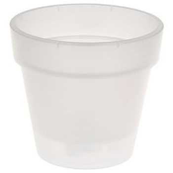 Кашпо ПОРТО 2,4л. со вставкой 0067 (прозрачное) ДП