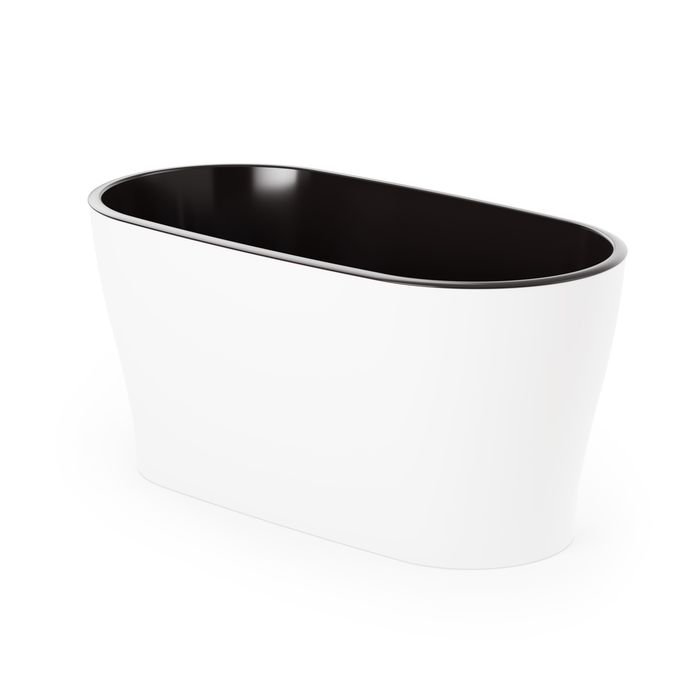 Горшок д/цв. "Лея"  4,0л. овал. двойной (с автополивом) М8559 (белый)