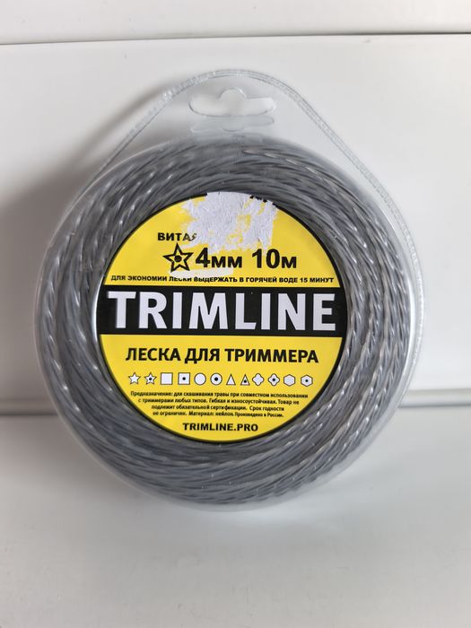 Леска Звезда d4,0мм. 10м. Duoline витая с сердечником блистер ТЛ