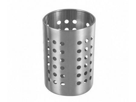 Подставка д/столовых приборов AST-002-ПС-10 (нерж. d=10см, h=12,5см)