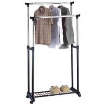 Вешалка гардеробная GR-03 (2 перекл. сетка) Скр. (311404/311411)