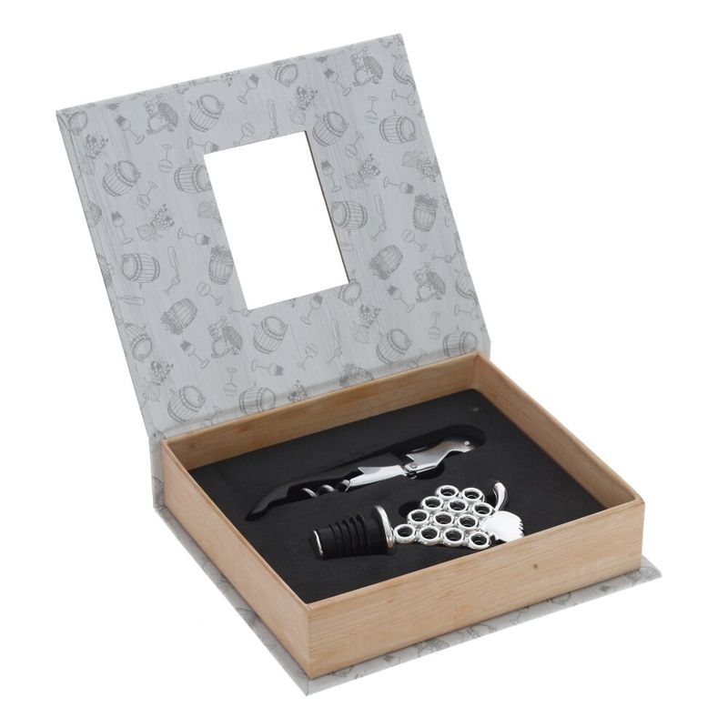 Набор д/вина 816685 (2пр.) в шкатулке-книге (Р)