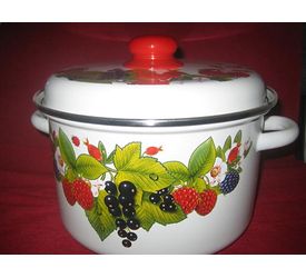 Кастрюля эмал.  4,0л. Б1614/4 Маг