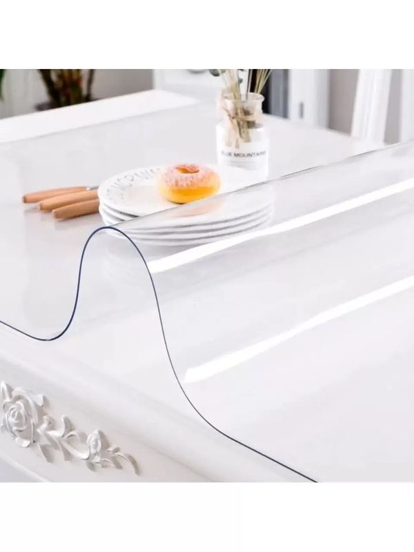 Скатерть ГИБКОЕ СТЕКЛО DEKORELLE 120*80см 0,8мм. 123-120 .