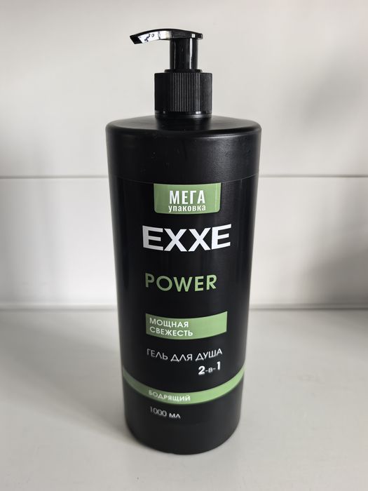 Гель д/душа EXXE MEN "Бодрящий" POWER 2в1 8274 1,0л. (Арвитекс)