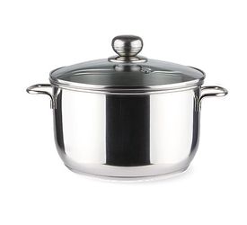 Кастрюля нерж.  4,0л. ТРС-3 1с754/3с70 прут.руч. ст/крышка  Аша