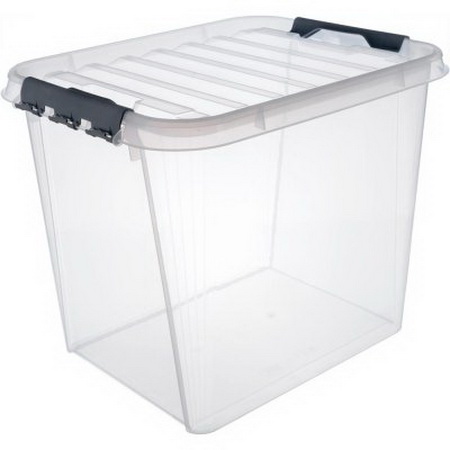 Ящик "ПРОФИ КОМФОРТ" 55л. ПБ798 с крышкой, на колесах