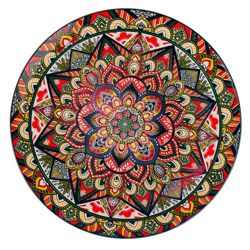 Блюдо 0860221 "Arabesque" (синий) d=27см.  h=3см. ЕНС