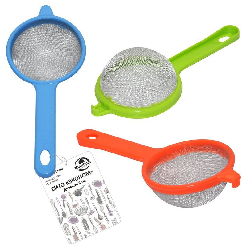 Сито "Эконом" 8,0см. MS11-80 (пластик+ал.) Мд