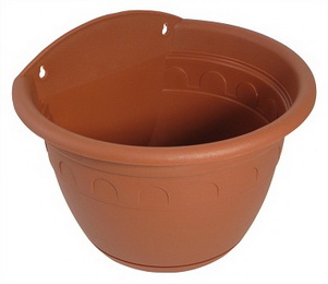 Кашпо КОЛЫВАНЬ настен. d16см. С111Т (терракот) Мар.