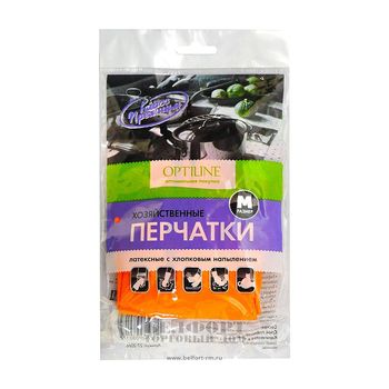 Перчатки рез. OPTILINE "Премиум" М (240шт/кор.) 27-2066/27-2658 ОК