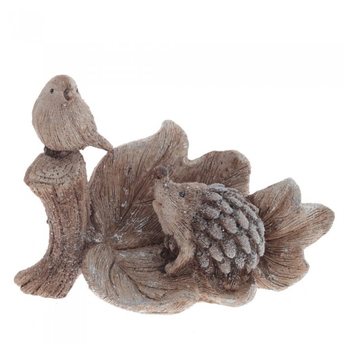 Фигурка "Птичка и ёжик" 806431 (h=10см.) Р