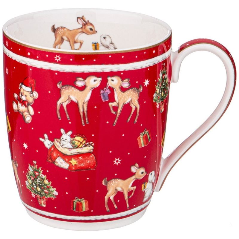 Кружка 760-781 "С Новым Годом!" 300мл. красная  ВД