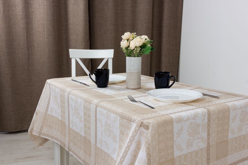 Клеенка LUCIA 29876/3008 Джилио беж. (1,4*20м.)7398