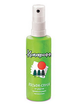 Спрей-лосьон КОМАРОФФ от комаров 66701800/Л0608 100мл.