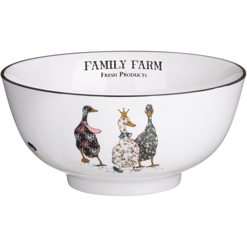 Салатник 263-1412 "Family Farm" 1,0л. (17,5*8см.) ВД