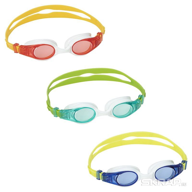 Очки д/плавания 006143 , Lil Wave ,21062 Bestway