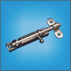 Шпингалет рамный ЗТ цинк.цельн.движок Кунгур