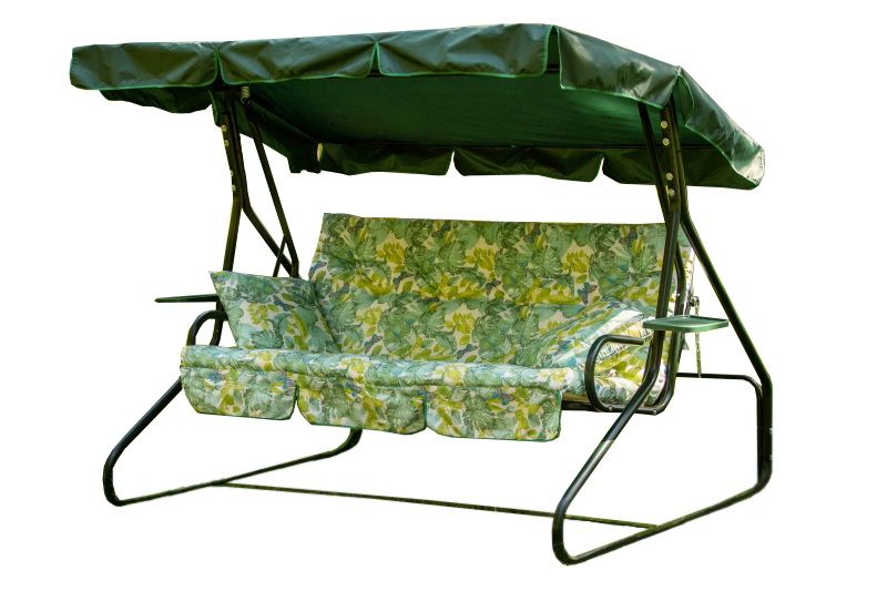 Качель садовая "Люкс 3" с1261/с907 (3-х местные, до 280кг.)