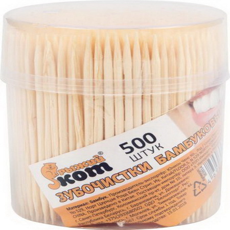 Зубочистки ТР-500 (500шт.) 003914 (бамбук)СКР