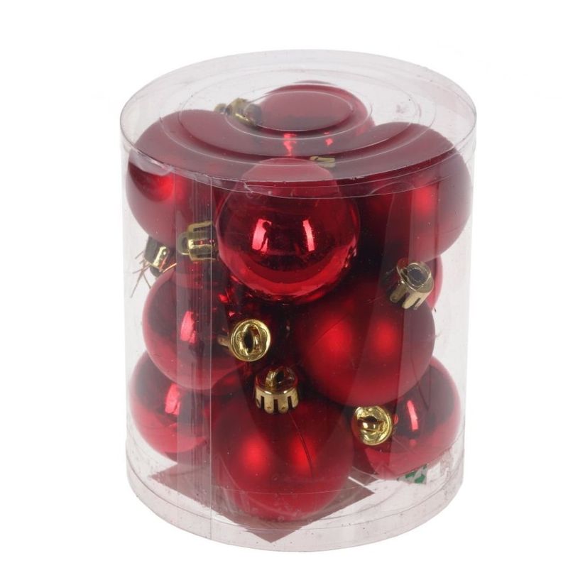 Шары (набор 12шт.) d4см. 722888 "Красная роза" Р.