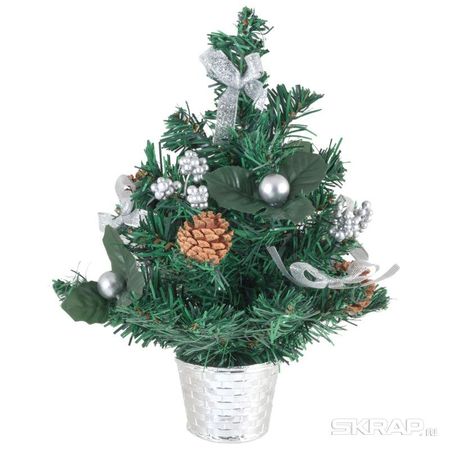 Ель декорированная SYCB17-121 30см. 003254 Скр