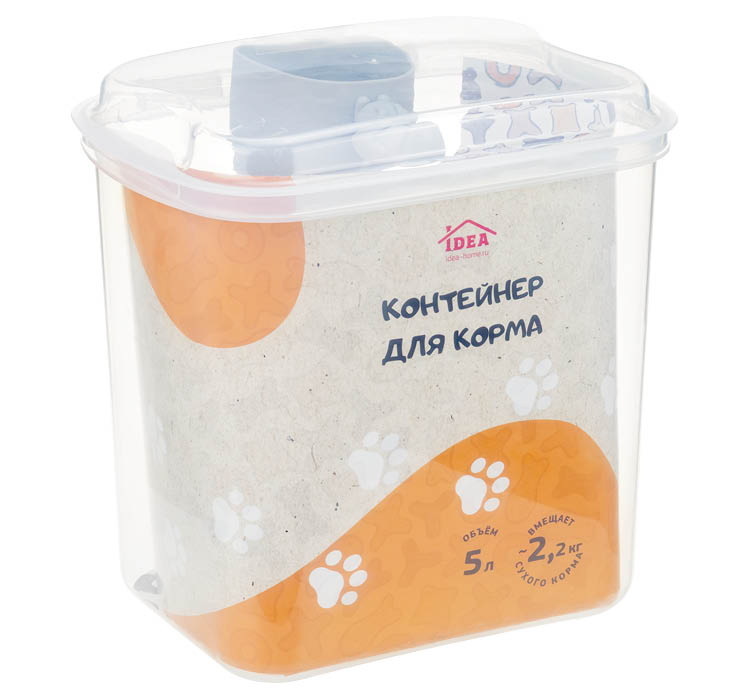 Контейнер д/корма МЫШЬ КН1820 5л.