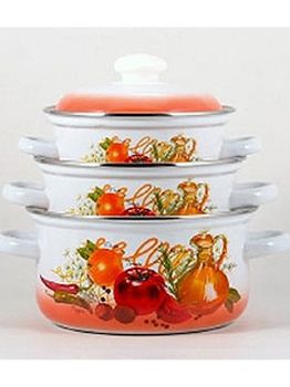 Набор 124/7ап2 "Итальянская кухня" (3к.: 1,5/2/3л.) Л