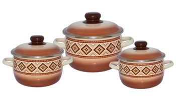 Набор №02 "Шоколад" 7КА021М (3к.: 2/3/4л.) слон.кость Чер