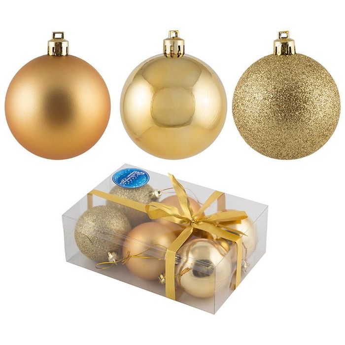 Шары PB6-6SMB-G (набор 6шт.) d6см 102554 (золото)  Скр. Шары PB6-6SMB-G (набор 6шт.) d6см 102554 (золото)  Скр.