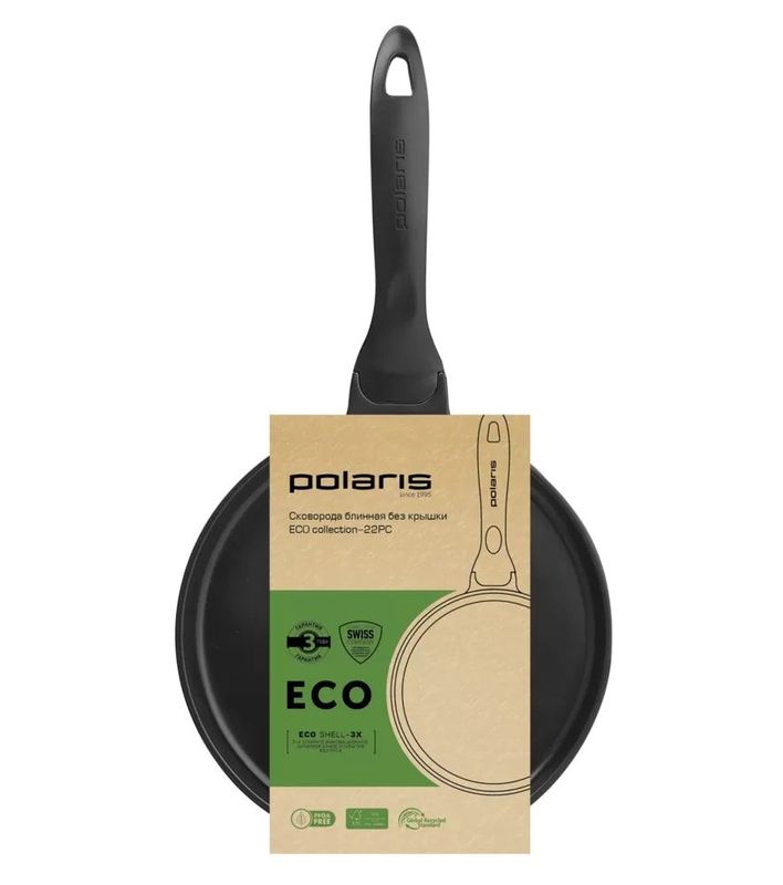 Блинница ECO collection-22PC d22см (лит.ал. а/пр. покр.) фиолет. POLARIS Блинница ECO collection-22PC d22см (лит.ал. а/пр. покр.) фиолет. POLARIS