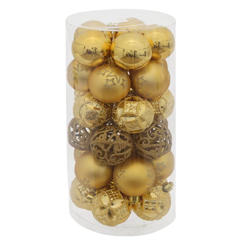 Шары (набор 30шт.) d6см. 753652 (золото)Р.