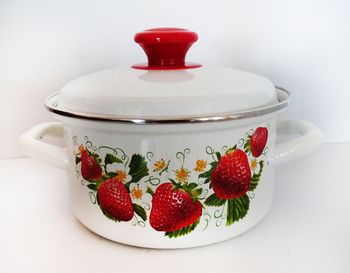 Кастрюля эмал.  1,5л. 51904-352/6 Керчь