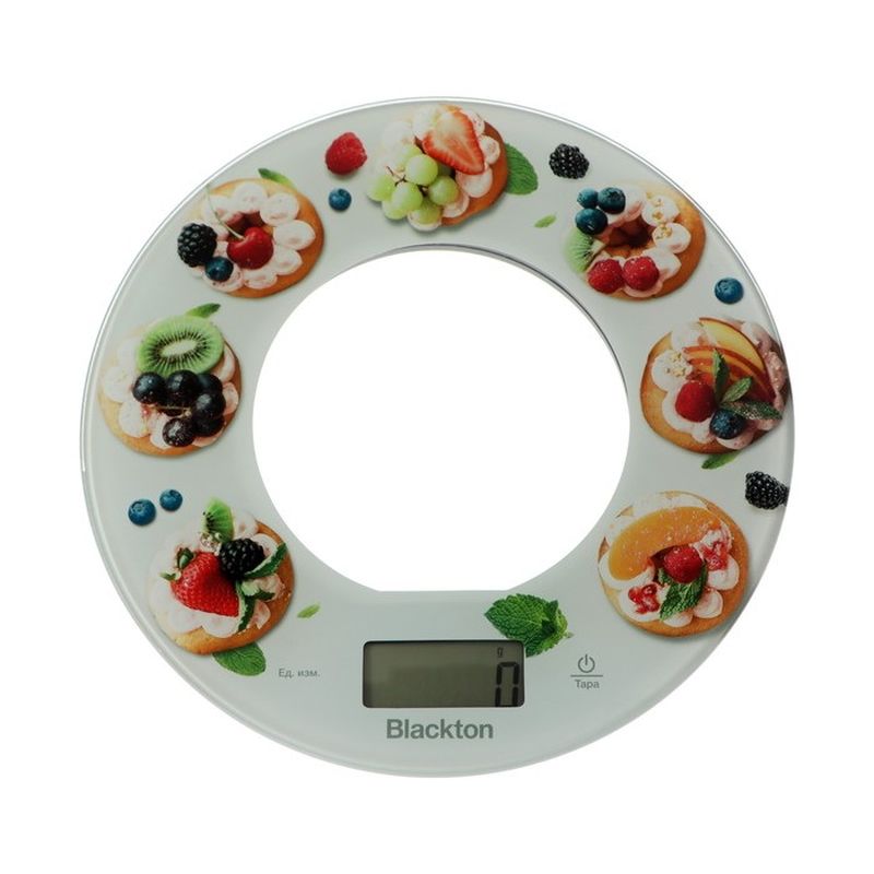 Весы настол. BLACKTON BT KS1010 5кг."Пирожные" электрон. (нерж.)