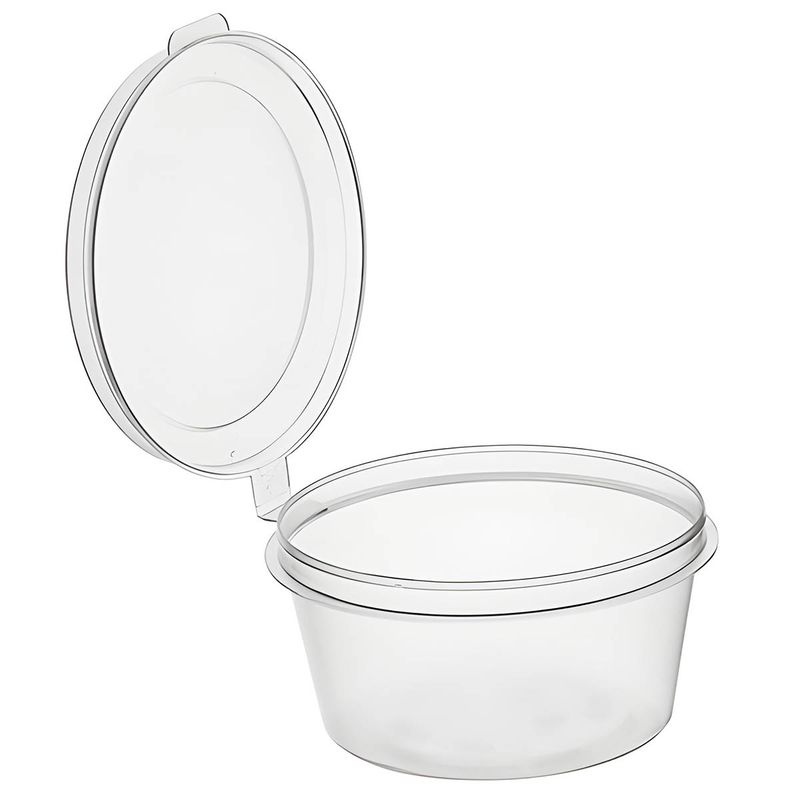 Контейнер д/соуса круг. 17-1616 (50мл.) прозр.ПП с верхним закрытием крышки (1200шт/уп.) (ОК)