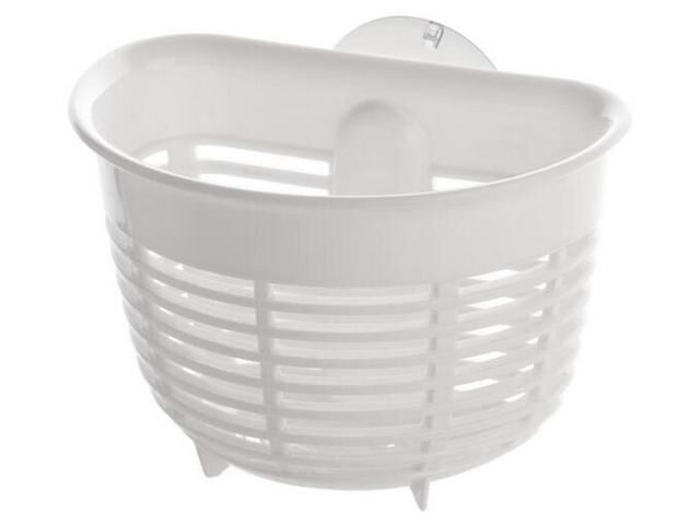 Держатель д/губки на присоске 0655W белый