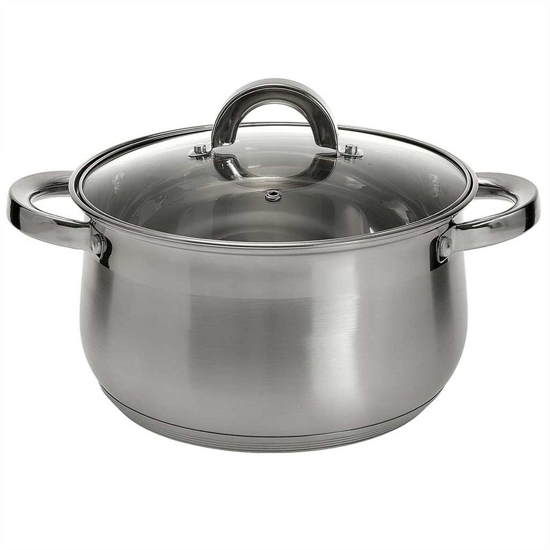 Кастрюля Webber BE-146/2 5,0л. стекл.крышк.