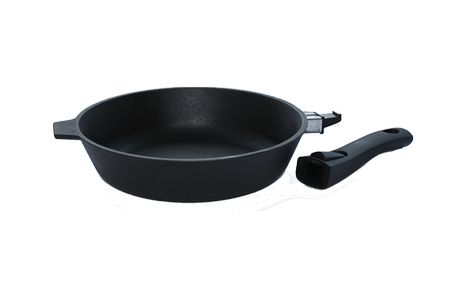 Сковорода чуг. 240*60мм с4060 (со съем. бакелит.руч.)