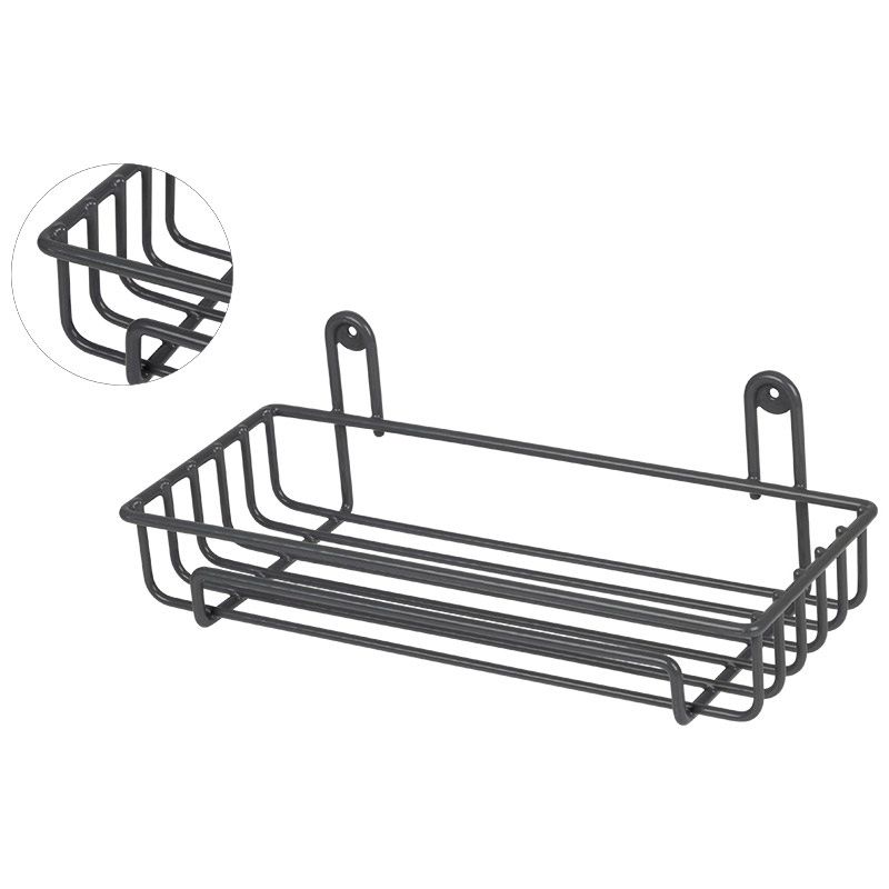 Полка д/ванной 310866 (29*12,5*10см) графит Скр.