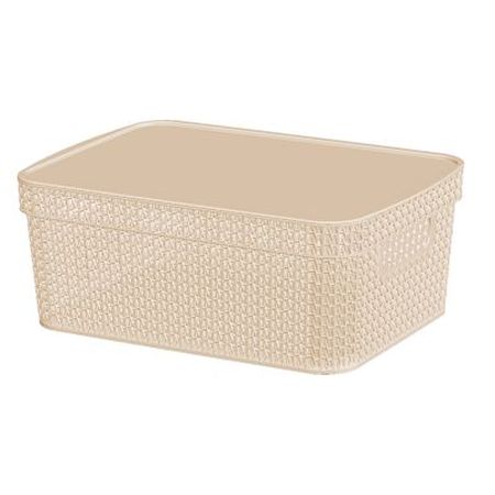 Корзина 11л. AJUR ПЦ4115 прямоуг. с крышкой