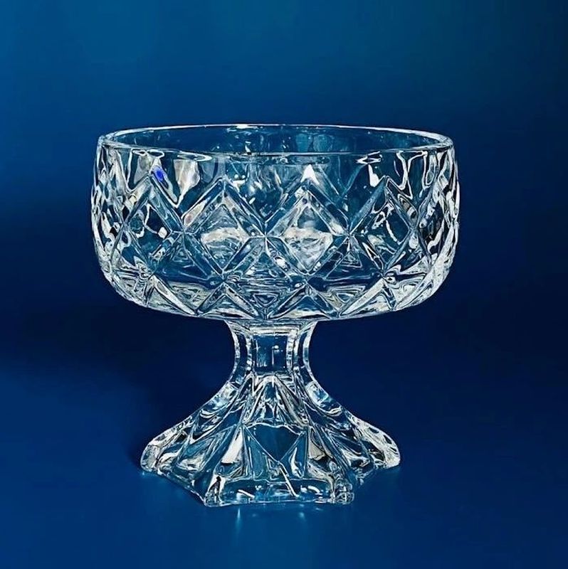 Конфетница 588-638 на ножке, (подар. уп.)