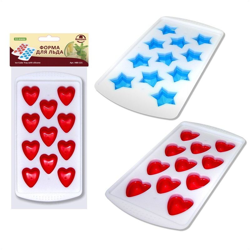 Форма д/льда силикон. H80-121 Мд
