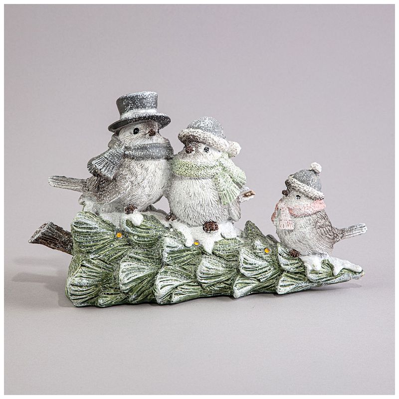 Фигурка "Птички" 121-118 с подсветкой (22*9,5*13см)