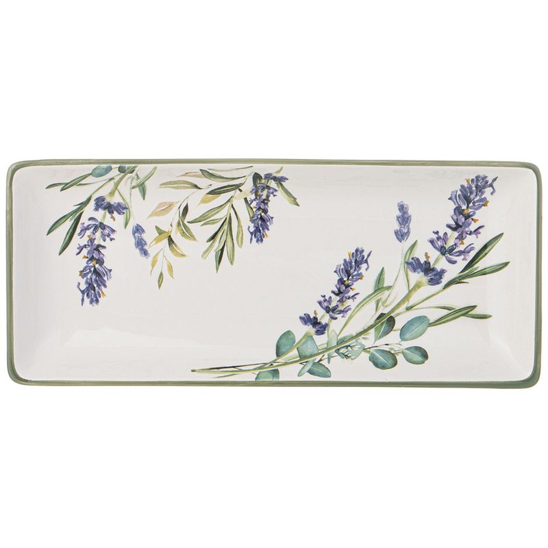 Блюдо 358-2141 "Лаванда" (28*12см. прямоуг. ) ВД