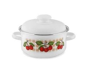 Кастрюля эмал.  1,5л. 15084 с\д Л.